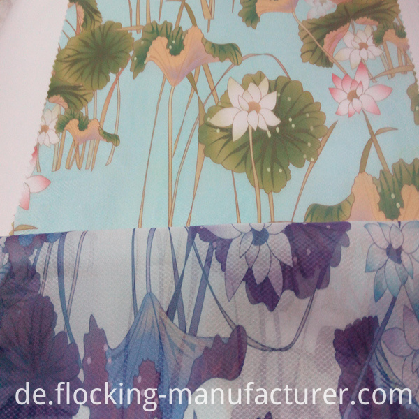 Beautiful Polyester Printed Garment Home Textile Dress Fabric